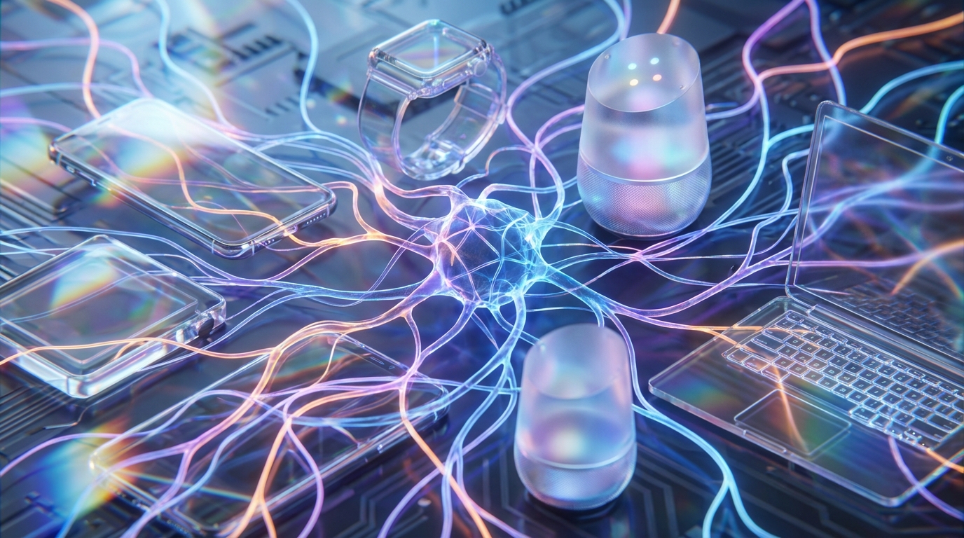 Editorial concept: Apple AI strategy, Siri, and competitive AI landscape for investors