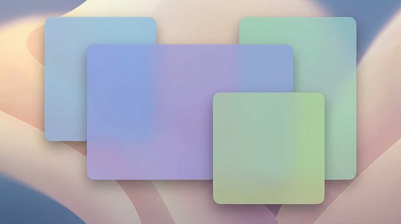 Windows with a more uniform rounded corner treatment