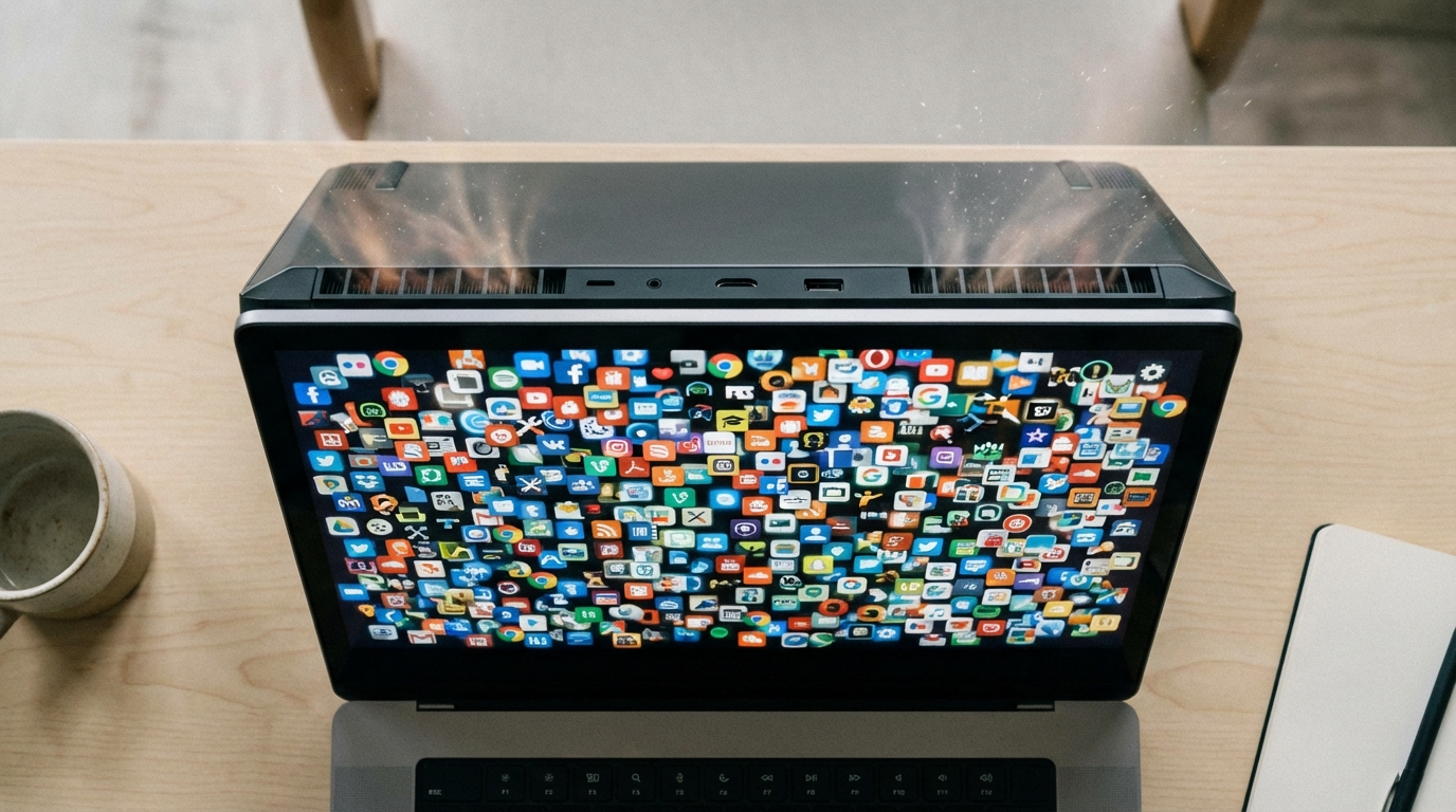 Many browser tabs stressing system memory