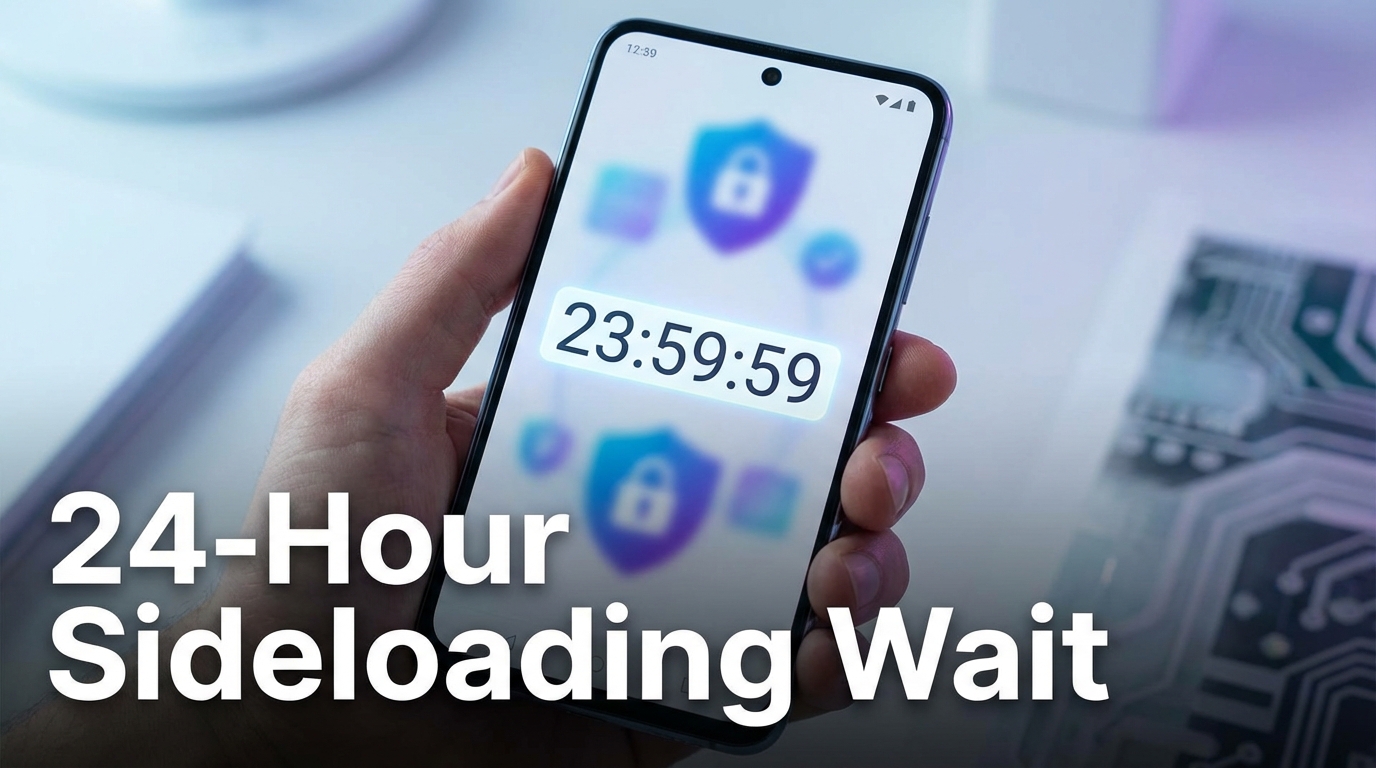 Thumbnail: Android Sideloading ‘Advanced Flow’: 24-Hour Delay, Verification, and Coercion Breaks