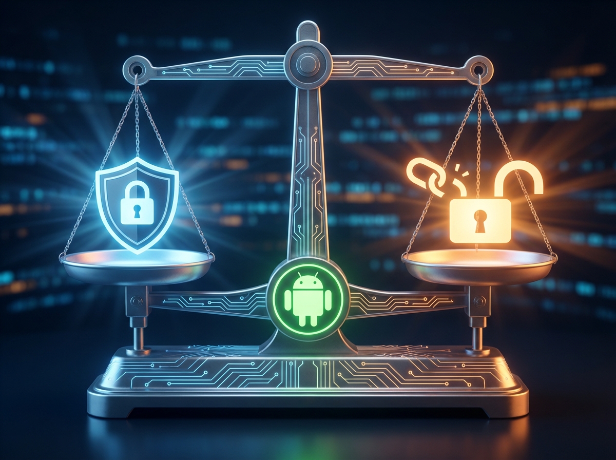 Tension between platform security friction and independent app distribution on Android