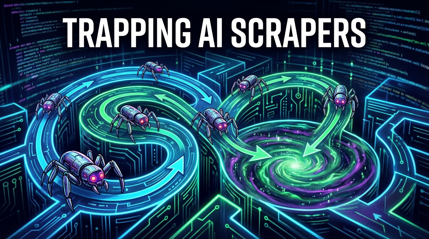 Thumbnail: Miasma: Trap Paths, Poison Data, and the Economics of AI Scraping