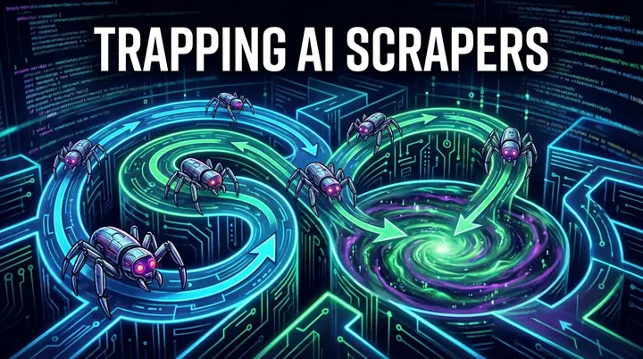 Thumbnail: Miasma: Trap Paths, Poison Data, and the Economics of AI Scraping