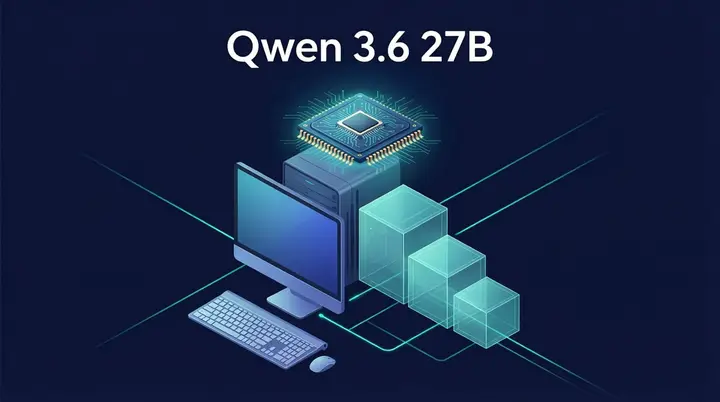 Thumbnail: Qwen 3.6 27B: License, Benchmarks and Memory Needed to Run It