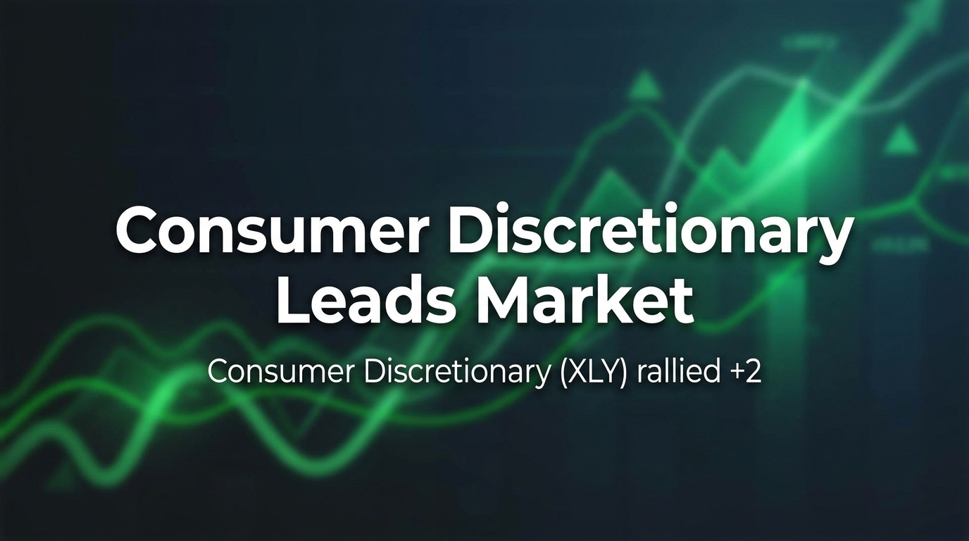 Thumbnail: XLY's +2.40% Advance Signals Broad Consumer Discretionary Strength